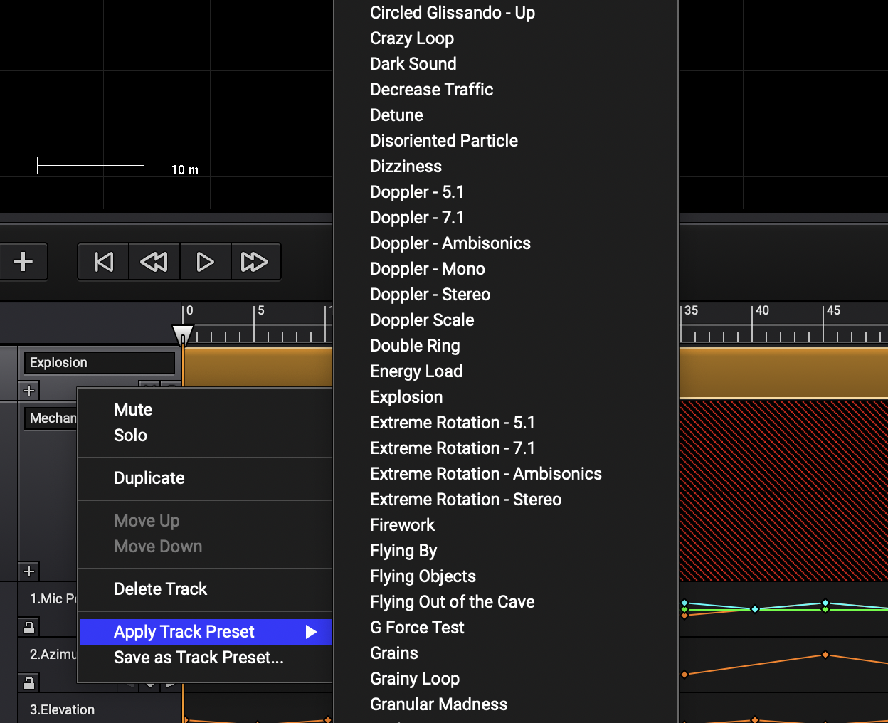 Sound Particles Density instaling